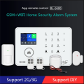 2024 tuya new home security product wireless WIFI GSM 3G multifunction home anti theft alarm systems