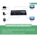 HDMI Splitter 1X2 (1 input 2 output)
