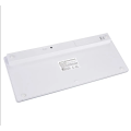 X-5 Bluetooth Keyboard for Desktops, Laptops & iPad - White & Silver