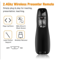 2.4Ghz handheld R400 Wireless Presenter With Receiver Pointer Case Remote Control Page Turning Pen