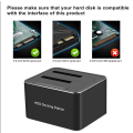 USB 3.0 to Dual SATA Hard Drive Dock Station for 2.5/3.5 Inches