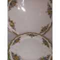 LIKE NEW OLD CHELSEA 6 SIDE PLATES WITH CAKE PLATTER JOHNSON BROS
