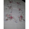 BIG BEAUTIFUL HAND EMBROIDERED TABLECLOTH (2 available)