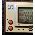 RARE!! NINTENDO GAME AND WATCH MANHOLE (MH-06) GOLD SERIES 1981