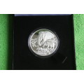 2011 South Africa Silver Proof 20c - Great Limpopo Transfrontier Park - The Elephant (1 OZ)