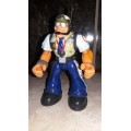 1998 Rescue Heroes `Captain Cuffs` Vintage Figure From Fisher Price