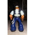 1998 Rescue Heroes `Captain Cuffs` Vintage Figure From Fisher Price