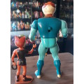 Thundercats 1986 Complete Tygra And PVC Willykat  Vintage Figure 815