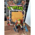 1989 Complete General Traag With Cardback Vintage Figure Teenage Mutant Ninja Turtles#2020