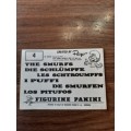 1982 The Smurfs Panini Sticker 4