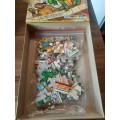 1990 Complete TMNT 100 PIECE PUZZLE Vintage Figures TEENAGE MUTANT NINJA TURTLES
