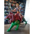 1981 Complete He-Man And Battle Cat of He-Man Masters of the Universe 100 (MOTU) Vintage Figure
