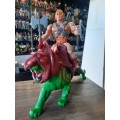 1981 Complete He-Man And Battle Cat of He-Man Masters of the Universe 120 (MOTU) Vintage Figure