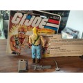 GI Joe 1985 Complete BUZZER With File Card Vintage Figures