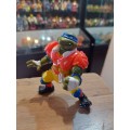 1991 TD TOSSIN LEONARDO Vintage Figure Teenage Mutant Ninja Turtles #85