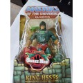 MOTUC KING HSSSS (MOC) Masters Of The Universe Classics Figure He-Man