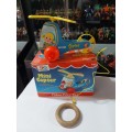 1970`s Boxed Fisher Price Mini Copter Vintage Figures