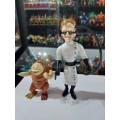 1993 Complete Dr. Karbunkle with Fred From Biker Mice From Mars Vintage Figure #29