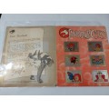 1986 Complete Thundercats Panini Sticker Album 2 Vintage Figure