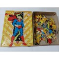 1989 Complete SUPERMAN 100 Piece Puzzle Vintage Figures