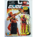 2008 GI Joe RED NINJA With Card Back