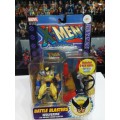 MOC 2000 X-MEN BATTLE BLASTERS WOLVERINE Toy Biz Figure