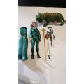 MOTUC Complete QUEEN MARLENA AND GRINGER Masters Of The Universe Classics Figure He-Man