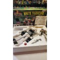 1993 Boxed White Tigerzord With White Ranger Bandai From Mighty Morphin Power Rangers Vintage Figure