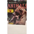 1990 Complete Animals Of The World Panini Sticker Album Vintage Figure