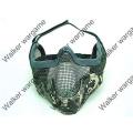 Stalker Type Half Face Metal Mesh Mask V2 -- US Army Digital ACU
