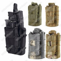 WWG Molle Bungee Rifle Mag And Pistol Mag Pouch Magazine Holder - SWAT Black