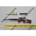 Miniature Gun - AK SVD Dragunov Sniper Rifle key ring