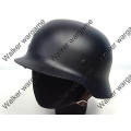 WW2 German Full Size Steel M35 Helmet - Black