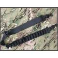 Two Point Shotgun Sling With 15 Rds Shells Black