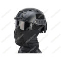 Shadow Fighter Balaclavas Headgear With Mesh Mouth Protector - SWAT Black