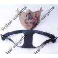 M05 Plastic Half Face Protector Mask - Zombie