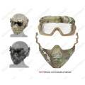 FMA SF Goggle and Face Mask Protect System Airsoft Mask - Multicam Black