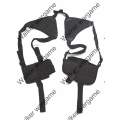 Tactical Shoulder Pistol Holster With Mag Pouch - Black