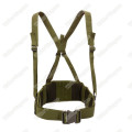 Tactical Waist Padded Molle Belt With Suspender Duty Belt - Multicam