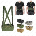 Tactical Waist Padded Molle Belt With Suspender Duty Belt - Tan