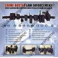 Tactical 10 In 1 Black Law Enforcement Modular Belt - SWAT Black