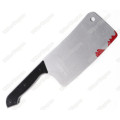 Rubber Training Knife - Halloween Butcher Cleaver With Blood