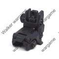 M-Sytle PTS Back Up Folding Sight One Set - Black