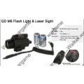 M6 Tactical Pistol Flashlight and Red Laser