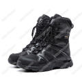 UniteWin Tactical Non-slip Combat Boots With Side Zip - SWAT Black UK6.5 Euro39 US7