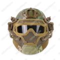WST Airsoft Warrior System - Steel Wire Face Protective Fastjump Helemt Multicam