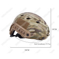 Basis Fast Jump Helmet Build in Goggle With NVG Mount & Side Rail Multicam