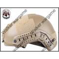Advance Fast Jump Helmet With NVG Mount & Side Rail Desert tan