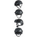 Advance Fast Jump Helmet With NVG Mount & Side Rail SWAT Black