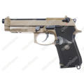 WE Beretta M9 Z88 Full Metal Green Gas Blow Back GBB Pistol - Desert Tan